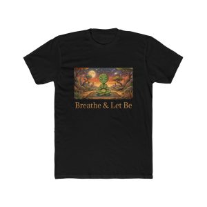 Alien Yoga pose | Unisex Cotton Crew Tee