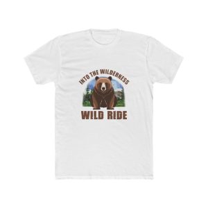 Into the Wilderness bear T-Shirt | Bear Graphic Tee, Outdoor Adventure Design